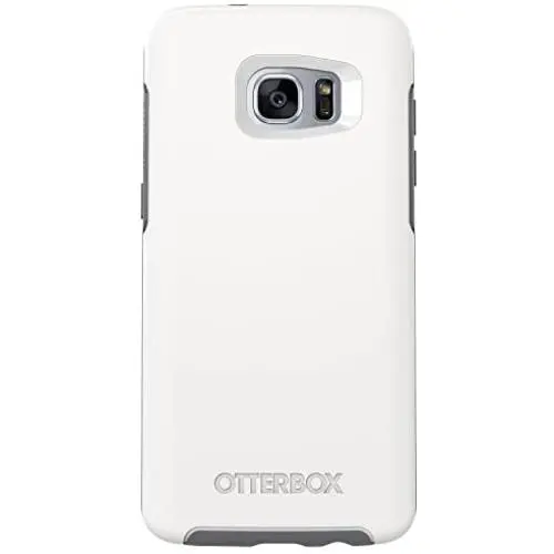 OtterBox SYMMETRY SERIES Case for Samsung Galaxy S7 Edge - Retail Packaging - GLACIER (WHITE/GUNMETAL GREY) OtterBox SYMMETRY SERIES Case for Samsung Galaxy S7 Edge - Retail Packaging - GLACIER (WHITE/GUNMETAL GREY)