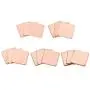 uxcell Flat IC Chipset Thermal Copper Heatsink for CPU GPU RAM 20 x 20mm with Thickness 0.3/0.5/0.8/1.0/1.5mm Total 15pcs