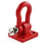 E-outstanding 1 Set Metal Trailer Shackle Rescue Tow Hook for RC Truck Climber Crawler Climbing Car Trailer Parts