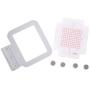 Metal/Magnetic Hoop for Brother/Babylock Embroidery Machine 4''x4'' (SA438) INNOV-is: 1500D, 2200D, 2500D, 2800D 4000D 5000D DREAMMAKER VE2200 VM6200D DUETTA 4500D 4700D Quattro 6000D 6700D