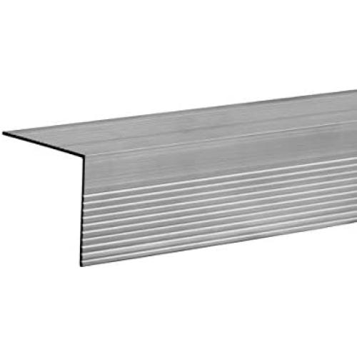 TMH Stair Nosing, 72'' Long, Aluminum Mill (Silver)