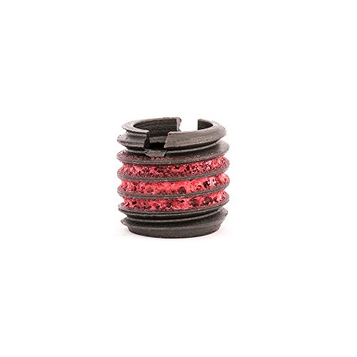 E-Z Lok Externally Threaded Insert, C12L14 Carbon Steel, Meets AISI 12L14, 5/16''-18 Internal Threads, 1/2''-13 External Threads, 0.484'' Length, Made in US (Pack of 10)
