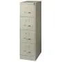 Scranton and Co 22'' Deep 4 Drawer Letter File Cabinet in Putty, Fully Assembled Scranton and Co 22'' Deep 4 Drawer Letter File Cabinet in Putty, Fully Assembled