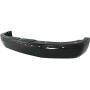New Front Bumper Face Bar With License Plate Holes + Upper Cover Textured For 2003 - 2020 Chevrolet Express / GMC Savanna Direct Replacement 22890548 22872781
