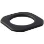 Dritz Home 44398 Square Curtain Grommets, 1-9/16-Inch, Matte Black (8-Piece)
