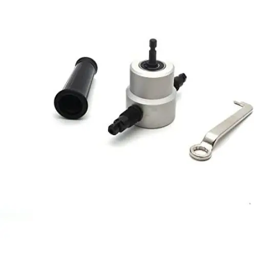 Antrader Double Head Metal Sheet Nibbler Cutter Hole Saw Drill Attachment Paperboard Package Antrader Double Head Metal Sheet Nibbler Cutter Hole Saw Drill Attachment Paperboard Package