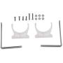 Computer Cooling Kit,DIY 240mm Cooler CPU/GPU Block Pump Reservoir LED Fan Heat Sink Compputer Water Cooling Kit Improve Heat Dissipation Experience Protect CPU