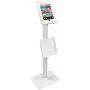 Mount-It! Anti-Theft iPad Floor Stand | Contact-Less iPad Floor Kiosk | Adjustable Locking iPad Floor Mount with Document Tray for iPad 9.7 (MI-3770W) Mount-It! Anti-Theft iPad Floor Stand | Contact-Less iPad Floor Kiosk | Adjustable Locking iPad Floor Mount with Document Tray for iPad 9.7 (MI-3770W)