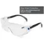Gateway Safety 6983 Cover2 Safety Glasses Protective Eye Wear - Over-The-Glass (OTG), Gray Lens, Black Temple