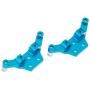 LoveinDIY 2-Pack Aluminum Shock Hoops Parts Front & Rear Tower for 1/28 Wltoys P929 P939 K979 K989 K999 K969 RC Car DIY Upgrade Parts
