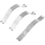 Baoblaze 100 Pieces Wholesale Spring Clips Holds Framed Object Snugly Against Frame Molding fit for Metal Aluminum Frames