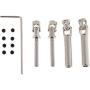 Fityle RC Car Metal Drive Shaft Parts for 1/16 Scale WPL Military Truck B14 B16 B24 B36 Upgrade Parts