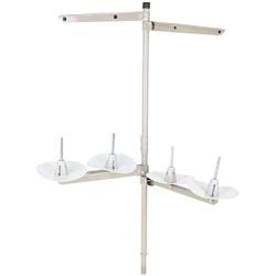 Ladieshow Sewing Machine Thread Rack Stand Holder Metal Sewing Machine Consumable Accessories(4 Thread)