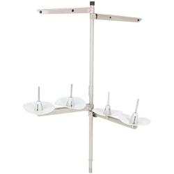 Ladieshow Sewing Machine Thread Rack Stand Holder Metal Sewing Machine Consumable Accessories(4 Thread)