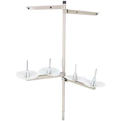 Ladieshow Sewing Machine Thread Rack Stand Holder Metal Sewing Machine Consumable Accessories(4 Thread)