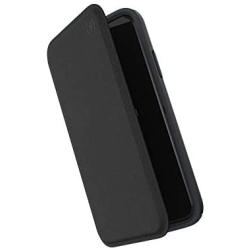 Speck Products Presidio Folio iPhone Xs/iPhone X Case, Heathered Black/Black/Slate Grey