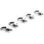 500Pcs Value Pack Alloy Lobster Claw Clasps Set，with Open Jump Rings，Necklace Fasteners Hook ，for Lanyard and Sewing Projects，Jewelry Making DIY Accessories (Metal Grey)