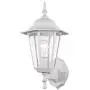 YaoKuem Outdoor Wall Lantern, Wall Sconce as Porch Lighting Fixture, E26 Base 60W Max, Metal Housing Plus Glass, Wet Location Rated, Bulbs not Included (White) YaoKuem Outdoor Wall Lantern, Wall Sconce as Porch Lighting Fixture, E26 Base 60W Max, Metal Housing Plus Glass, Wet Location Rated, Bulbs not Included (White)