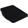 Folding Lap Desk, Laptop Desk, Breakfast Table, Bed Table, Serving Tray - The lapdesk Contains Extra Storage Space and dividers & Folds Very Easy, Great for Kids, Adults, Boys, Girls, (Black)