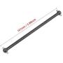 RC Car Drive Shafts, 2 Pcs 101mm Metal Dog Bone Drive Shafts for FS 53633/51805 / 51806 1/10 Scale RC Car Accessory Parts(Black)