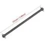 RC Car Drive Shafts, 2 Pcs 101mm Metal Dog Bone Drive Shafts for FS 53633/51805 / 51806 1/10 Scale RC Car Accessory Parts(Black)