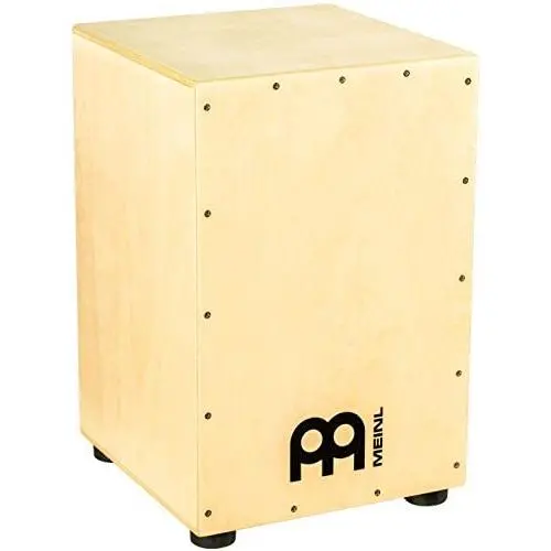 Meinl Cajon Box Drum, Full Size with Internal Metal Strings for Adjustable Snare Effect, Birch Wood, HCAJ1NT Meinl Cajon Box Drum, Full Size with Internal Metal Strings for Adjustable Snare Effect, Birch Wood, HCAJ1NT