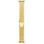 LDFAS Compatible for Apple Watch Band 40mm 38mm, Solid Stainless Steel Metal Link Bracelet Bands Replacement for iWatch Strap Compatible for Apple Watch SE Series 6/5/4/3/2/1, Gold
