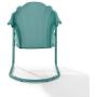 Crosley Tulip 2 Piece Chair Set Pastel Blue Satin