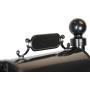 Addresses of Distinction Avenues Standard Mailbox & Post – Black Rust Resistant Metal Mailbox System – Includes Address Plaque, Numbers & Mounting Hardware - Powder Coated Aluminum Base - Ball Finial