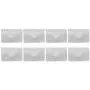 Wind/Rain Deflectors Channel New Metal Universal Clips, 8Pcs Stainless Steel Car Wind/Rain Deflector Channel Fitting Fixing Retaining Clips Fit for HEKO G3 SNED