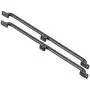 Zouminy Body Shell Left/Right Metal Handrail for 1/10 Scale RC Crawler Car Upgrade Accessory (135cm)
