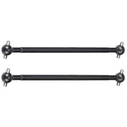 Tbest Dog Bone Drive Shaft, 97.2mm Metal Dog Bone Transmission Shaft RC Dog Bones Big Bone Center Driveshaft Comaptible with E10MTL E10MT E10BP 1/10 Scale RC Car(Black)