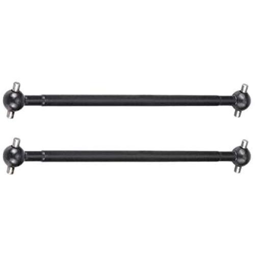 Tbest Dog Bone Drive Shaft, 97.2mm Metal Dog Bone Transmission Shaft RC Dog Bones Big Bone Center Driveshaft Comaptible with E10MTL E10MT E10BP 1/10 Scale RC Car(Black)