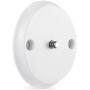 Wall Mount for Nest Cam IQ – Mount Nest IQ with Screws onto Any Wall or Use the Strong Magnet to Mount the Camera onto Any Metallic Surface Without Tools or Wall Damage –by Wasserstein (2 Pack, White)