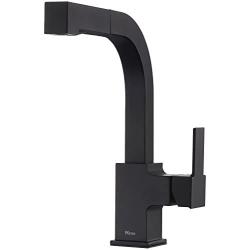 Pfister LG534-LPMB Arkitek Kitchen Faucet With Pull-Out Sprayhead, 1/2 Inches, Matte Black