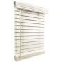 US Window And Floor 2'' Faux Wood 70.5'' W x 60'' H, Inside Mount Cordless Blinds, 70.5 x 60, White