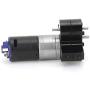 Dilwe RC Motor Gearbox, Metal Transfer Case with Heat Sink RC Upgrade Model Toys for WPL C14 C24 B14 B24 B16 B36(Black)
