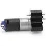 Dilwe RC Motor Gearbox, Metal Transfer Case with Heat Sink RC Upgrade Model Toys for WPL C14 C24 B14 B24 B16 B36(Black)