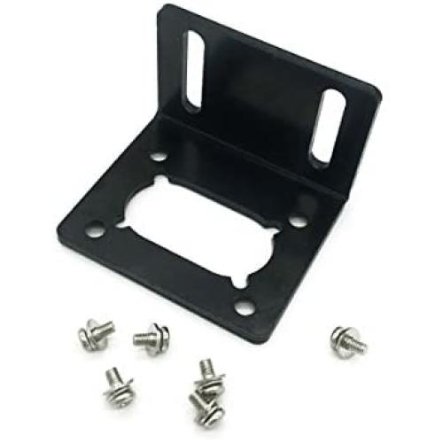 Bringsmart Mini Mounting Bracket of A58 Worm Gear Motor with Screw Motor Support for Fixed Motor (Bracket)