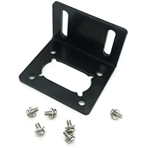 Bringsmart Mini Mounting Bracket of A58 Worm Gear Motor with Screw Motor Support for Fixed Motor (Bracket)