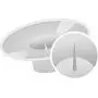 Ner Mitzvah Safety Metal Candle Holder Drip Cup, Silver