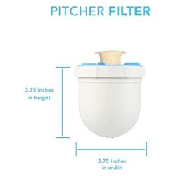 3 Pack of Clearly Filtered Water Pitcher Replacement Filters