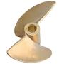 Mxfans Dia 4mm Shaft Center Hole RC Boat 2 Leaves Brass Propeller Dia 37mm P1.4