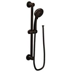 Moen 3669EPORB Handheld Showerhead with 69-Inch-Long Hose Featuring 30-Inch Slide Bar, Oil-Rubbed Bronze