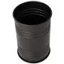 Glitzhome Rustic Storage Ottoman Seat Stool, Farmhouse End Table, Galvanized Metal Accent Side Table Toy Box Bin with Round Wood Lid for Living Room Furniture, Nesting Pieces Two, Black Glitzhome Rustic Storage Ottoman Seat Stool, Farmhouse End Table, Galvanized Metal Accent Side Table Toy Box Bin with Round Wood Lid for Living Room Furniture, Nesting Pieces Two, Black