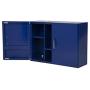 Steelman Metal Tire Repair Cabinet for Garage Storage, Magnetic Closure, Four Shelf Areas