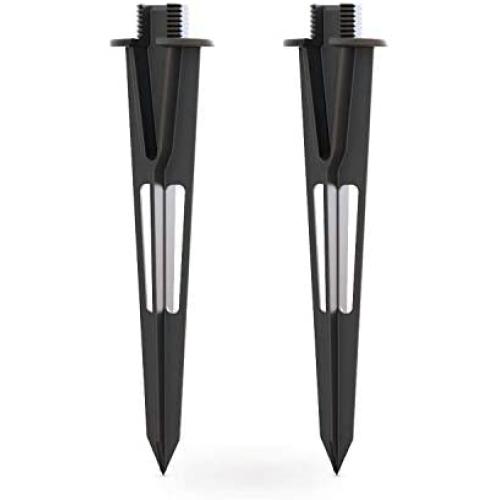 GOODSMANN 2PCS Metal Ground Spike Stake Replacement 3/4 IN-14 NPSM Male Thread for Low Voltage Landscape Lights Compatible with Malibu Lights 9920-4820-02