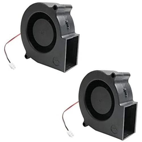 Comimark 2PCS 7530 Blower Cooling Fan 757530mm Fan DC 12V for 3D Printer Fan