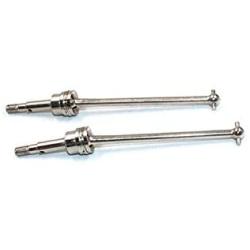 Hong TTH - Parts & Accessories PX9200-28 2Pcs RC Car Universal Drive Shaft Metal Siamese Universal Axle for PX9200 1:12 High Speed Off Road RC Spear Parts