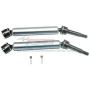 Losi 1/10 Rock Rey 4WD Rock Racer (LOS03009) Upgrade Parts Harden Steel #45 Front Axle with Alloy Body - 1Pr Set Gray Silver